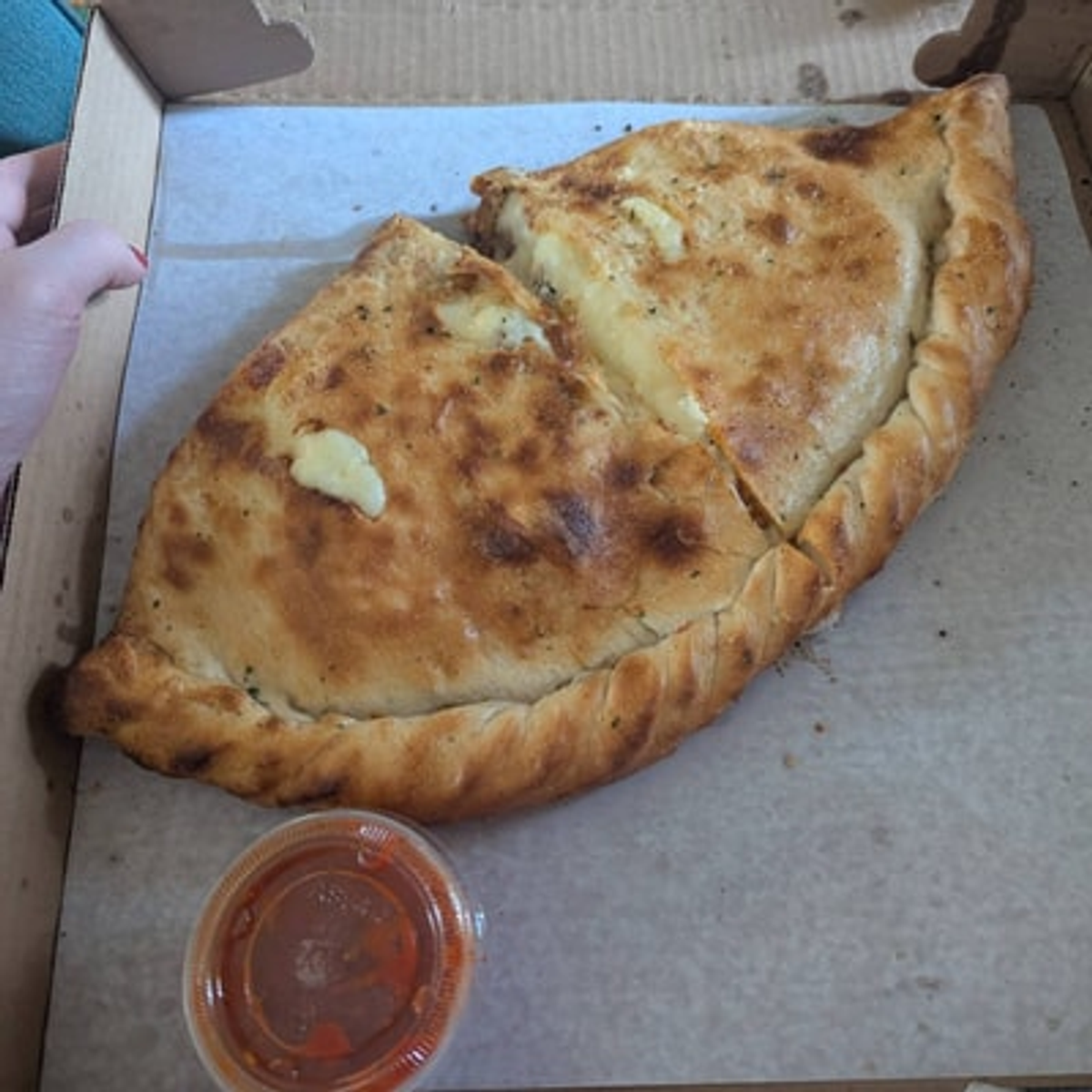 Three Cheese Calzone